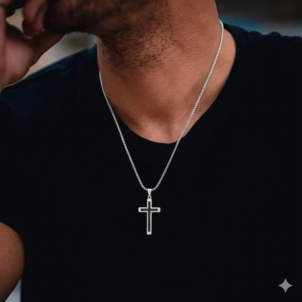 Colar Masculino Hero em Aço Inoxidável
