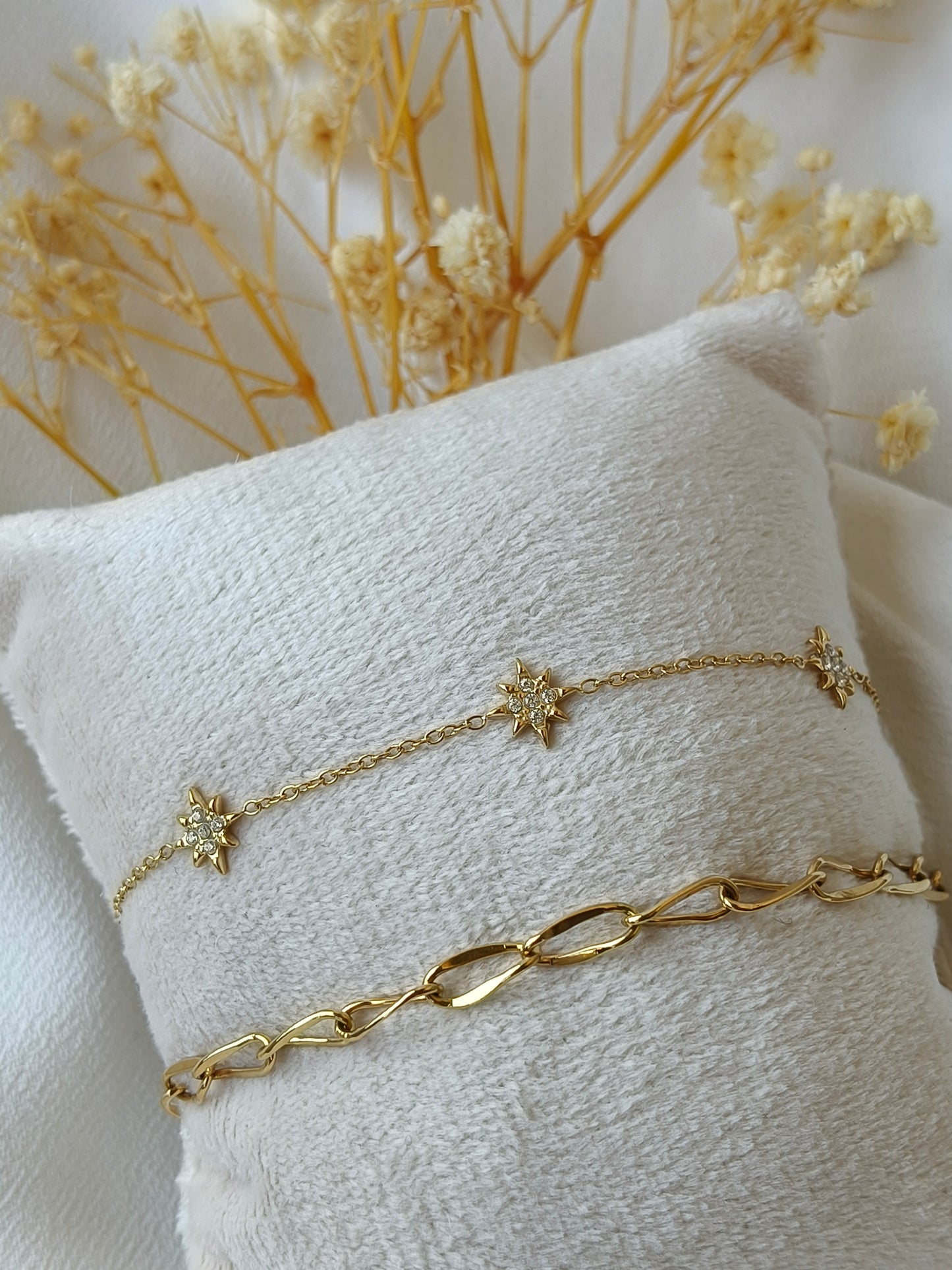 Pulseira em aço
