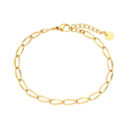 Pulseira de Elos Ovais