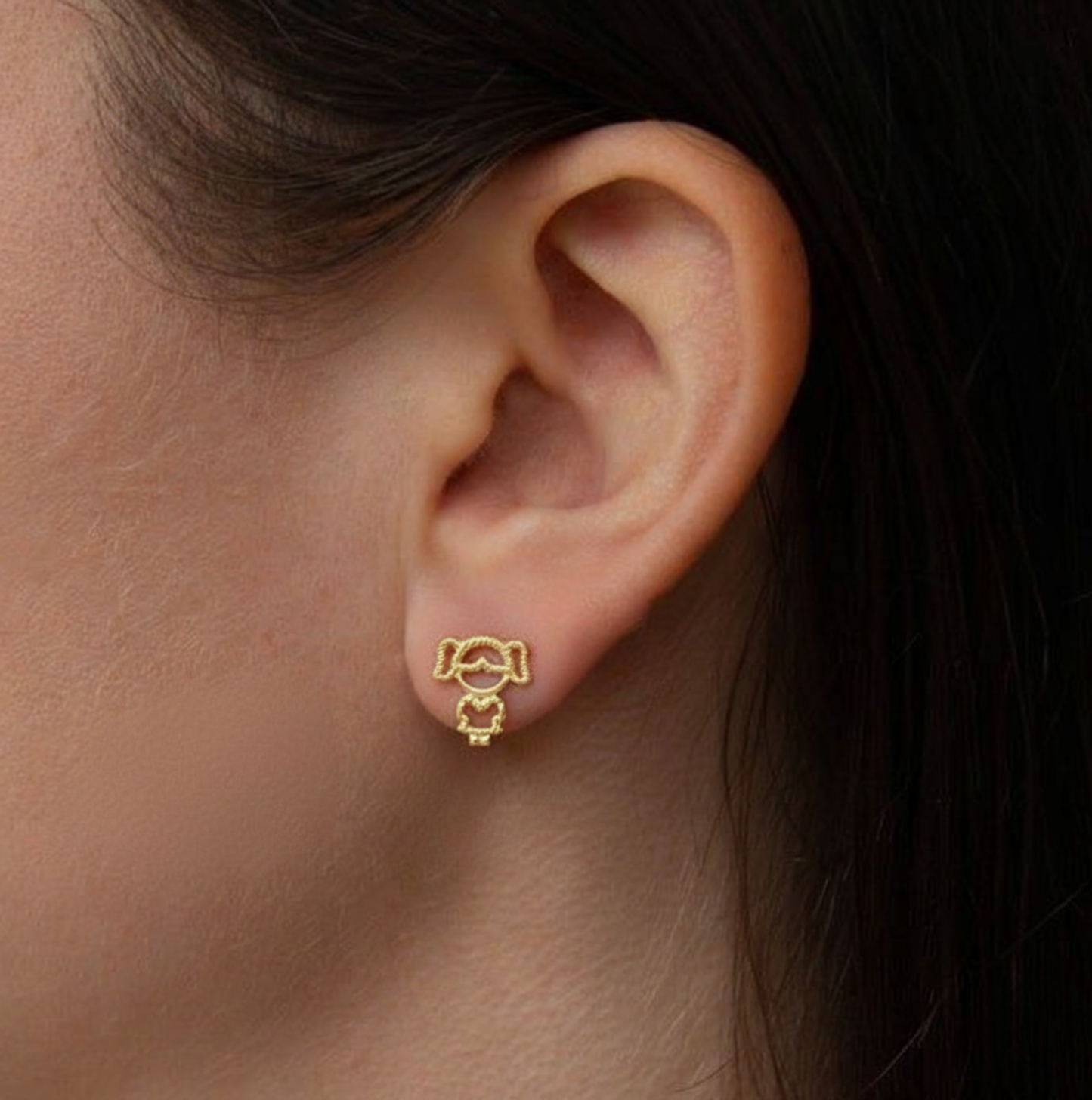 Small Gold Earrings for Girls