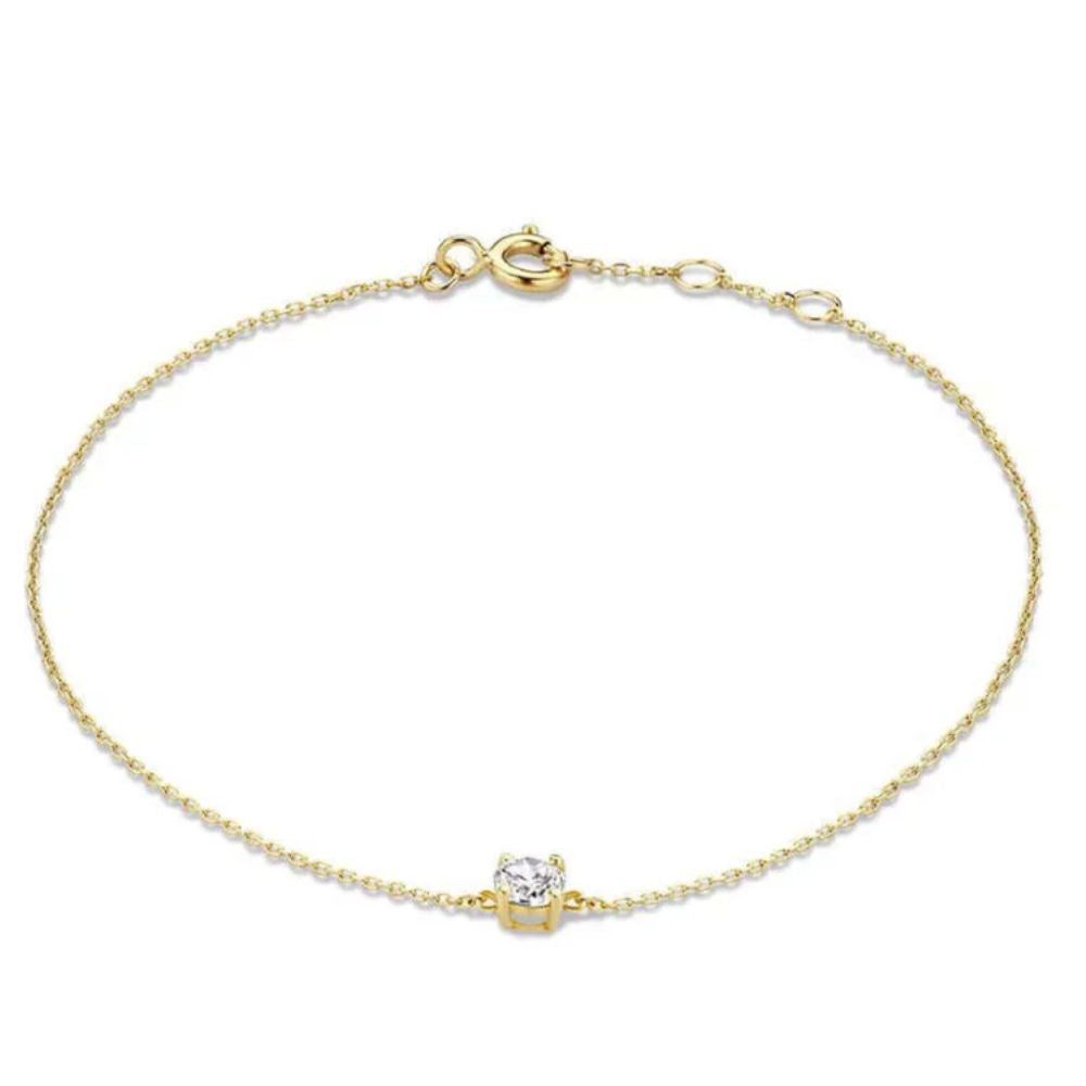 Bracelet with Shiny Zirconia