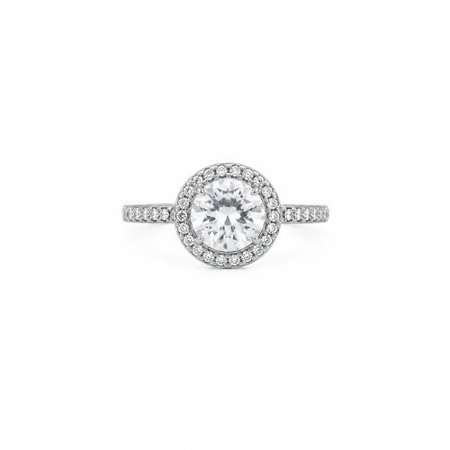 Anel Feminino ajustável com Zircônia Central