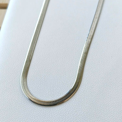 Colar Malha Fita Medio 2mm