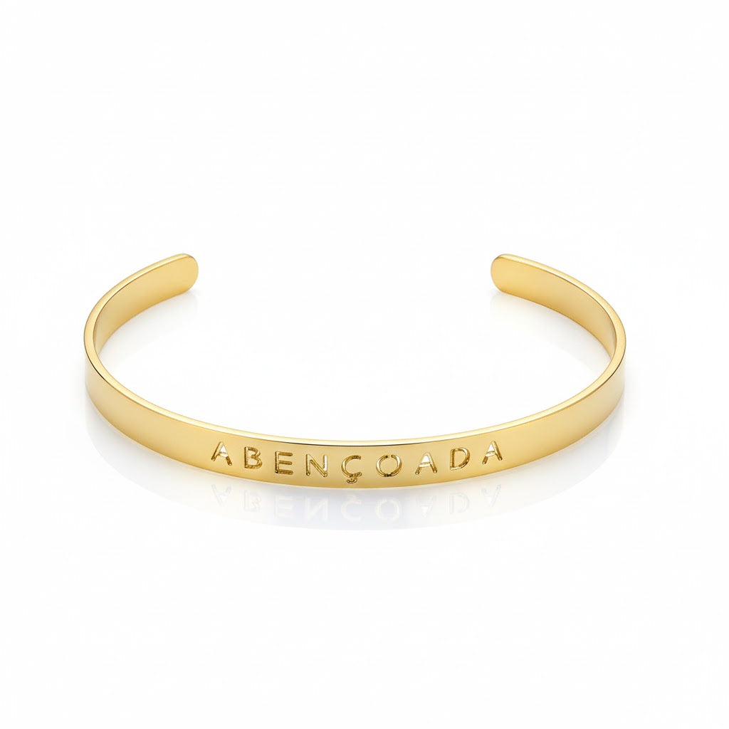 Blessed Rigid Gold Bracelet