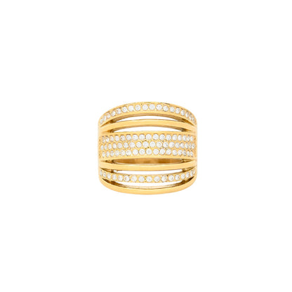 Brincos Femininos Dourados com Design Orgânico Size 8