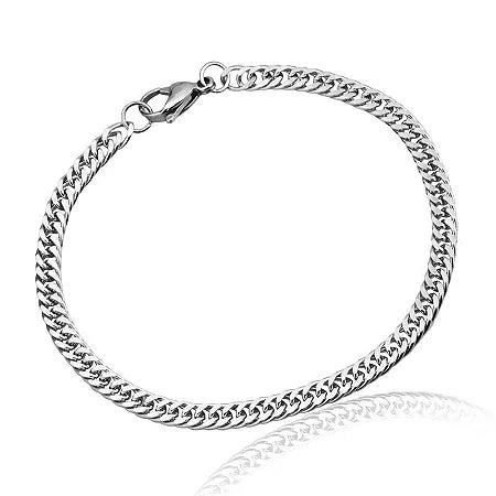 Pulseira Masculina Unbreakable em Aço Inoxidável