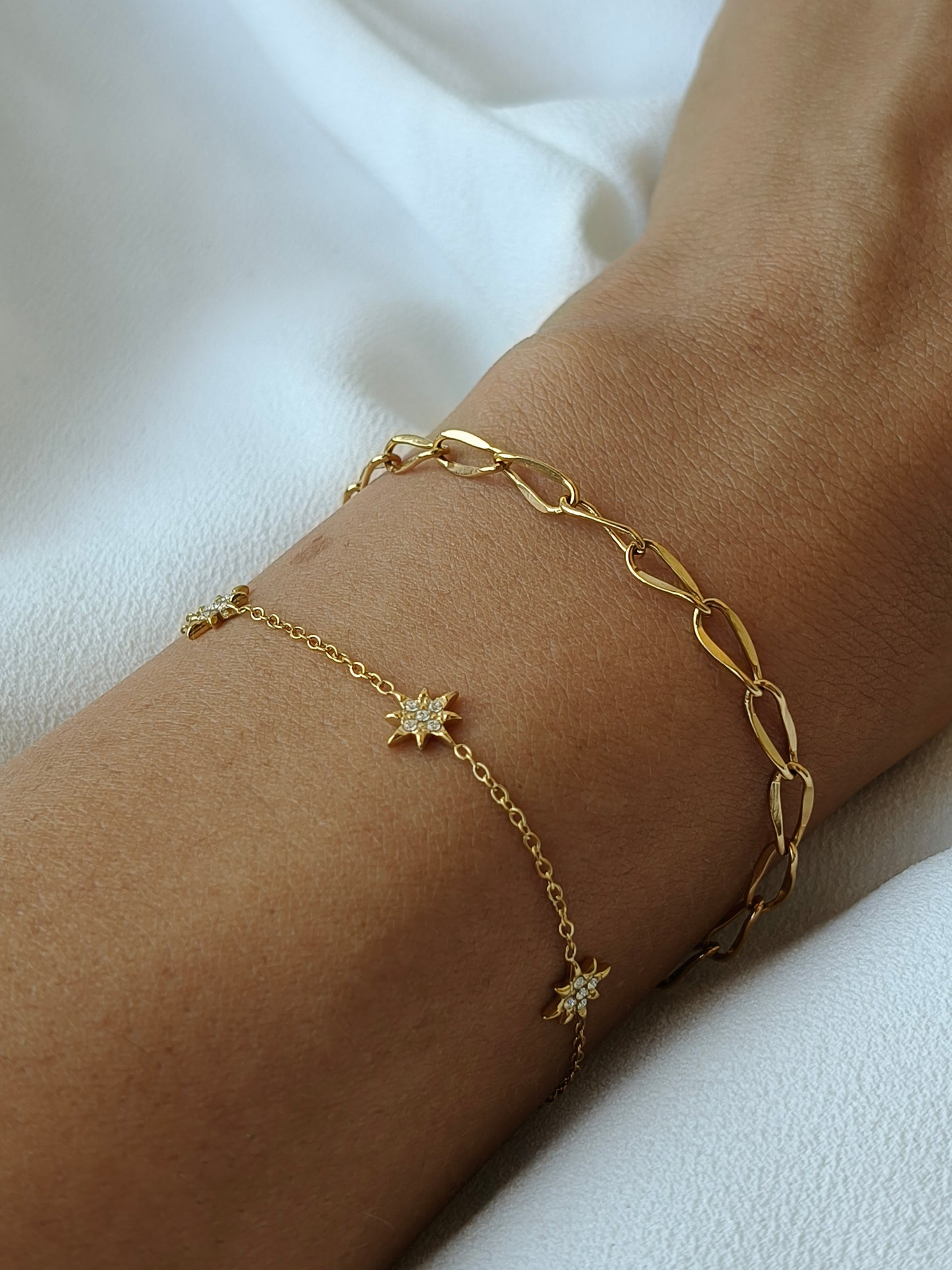 Pulseira em aço